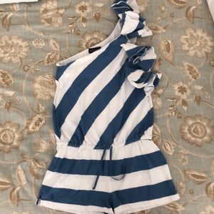 Girls Ralph Lauren one shoulder romper